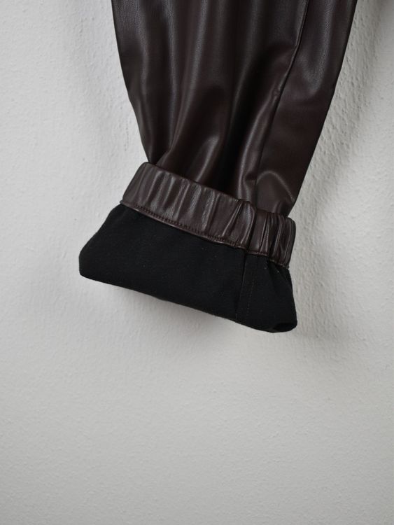Theory Kunstlederhose Gr.L, braun, neuwertig - 6