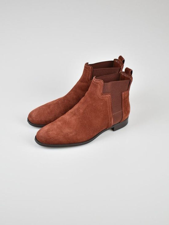 Tod's Stiefeletten Gr.39, rostrot, neuwertig
