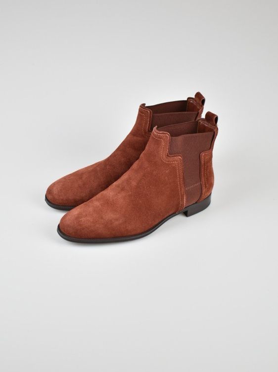 Tod's Stiefeletten Gr.39, rostrot, neuwertig