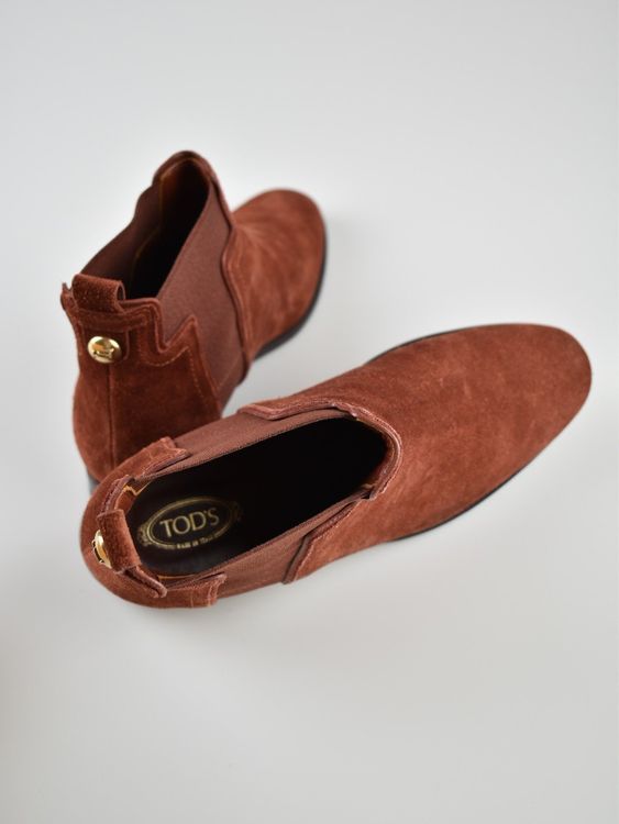 Tod's Stiefeletten Gr.39, rostrot, neuwertig