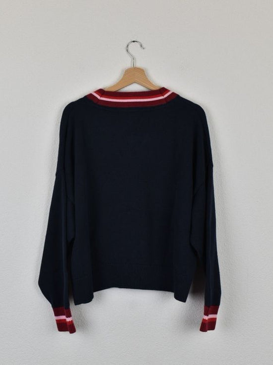 Tommy Hilfiger Curve Cardigan, wie neu, Gr.48, blau - Strickjacke - 2ND STORY