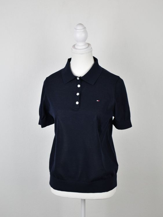 Tommy Hilfiger Feinstrick Poloshirt, 38/40 - T-Shirt - 2ND STORY