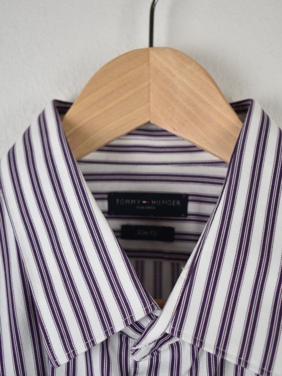 Tommy Hilfiger Hemd, Slim Fit, Gr.45, neuwertig