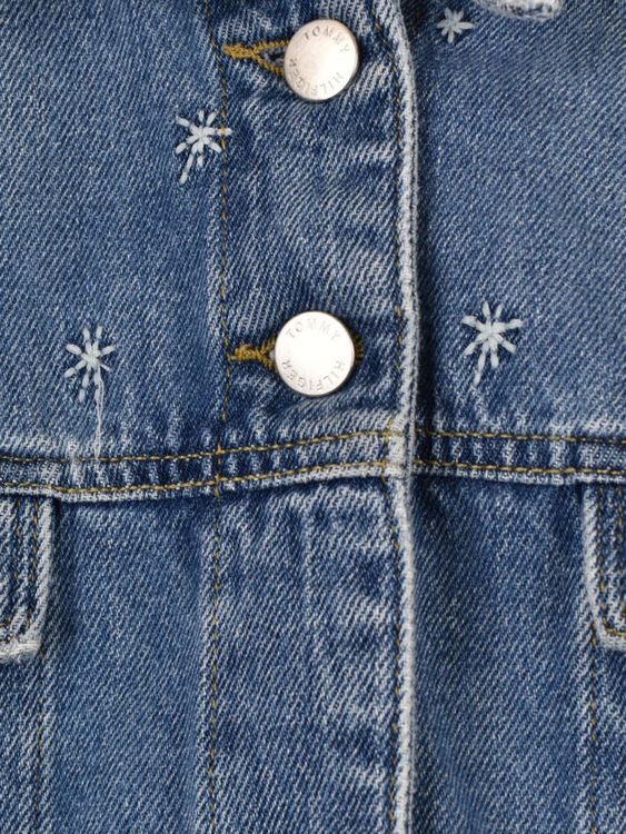 Tommy Hilfiger Jeansjacke mit Stickerei, Gr.44 (14) - Jacke - 2ND STORY