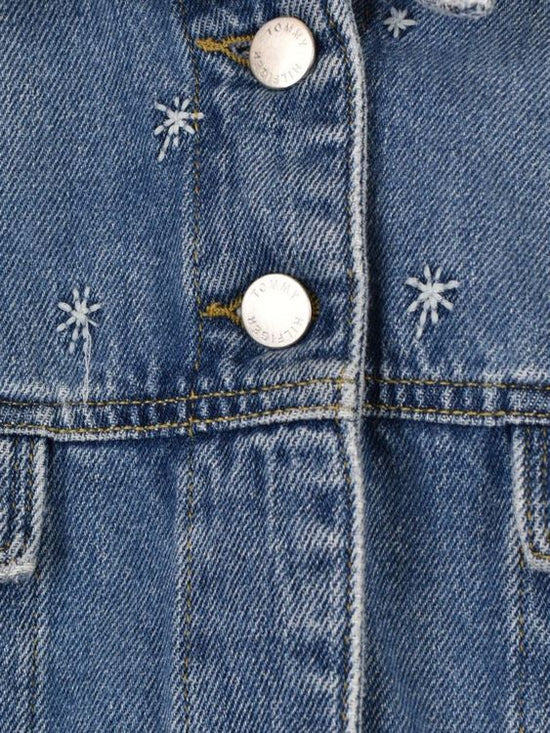 Tommy Hilfiger Jeansjacke mit Stickerei, Gr.44 (14) - Jacke - 2ND STORY