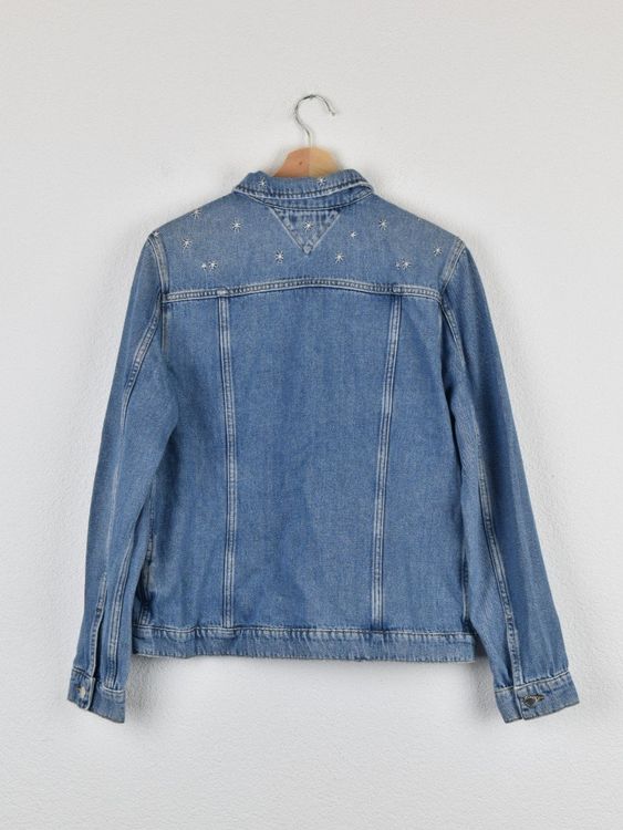 Tommy Hilfiger Jeansjacke mit Stickerei, Gr.44 (14) - Jacke - 2ND STORY