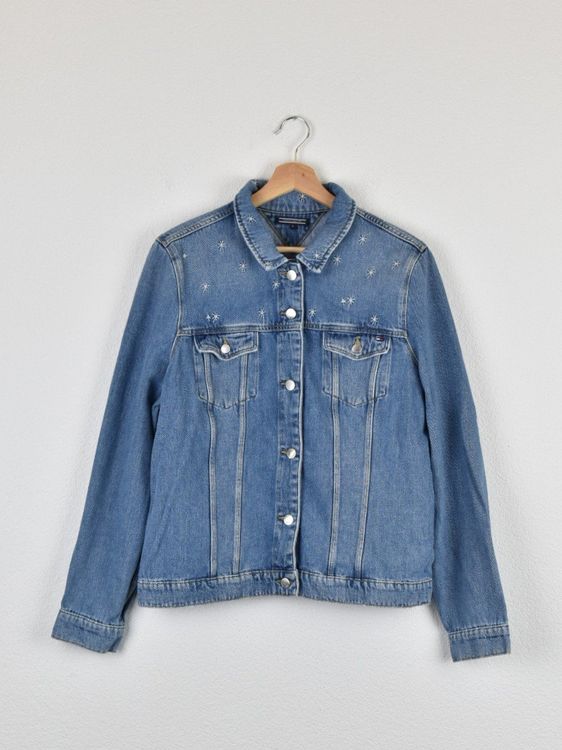 Tommy Hilfiger Jeansjacke mit Stickerei, Gr.44 (14) - Jacke - 2ND STORY