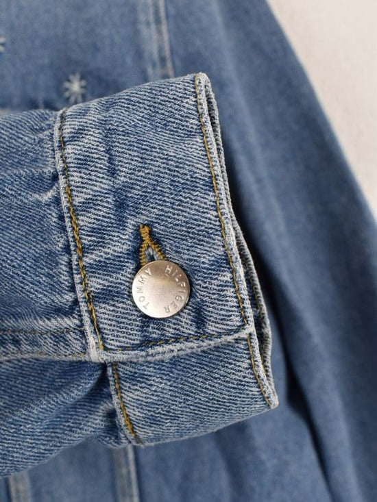 Tommy Hilfiger Jeansjacke mit Stickerei, Gr.44 (14) - Jacke - 2ND STORY