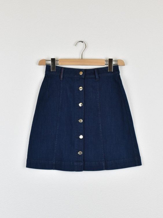 Tommy Hilfiger Jeansrock, A-Linie, Gr.34 (4), neuwertig - Rock - 2ND STORY