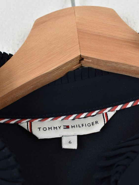 Tommy Hilfiger Kleid, Gr.34 (6), dunkelblau, Viskose - Kleid - 2ND STORY