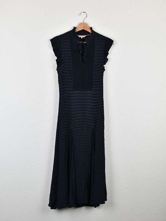 Tommy Hilfiger Kleid, Gr.34 (6), dunkelblau, Viskose - Kleid - 2ND STORY
