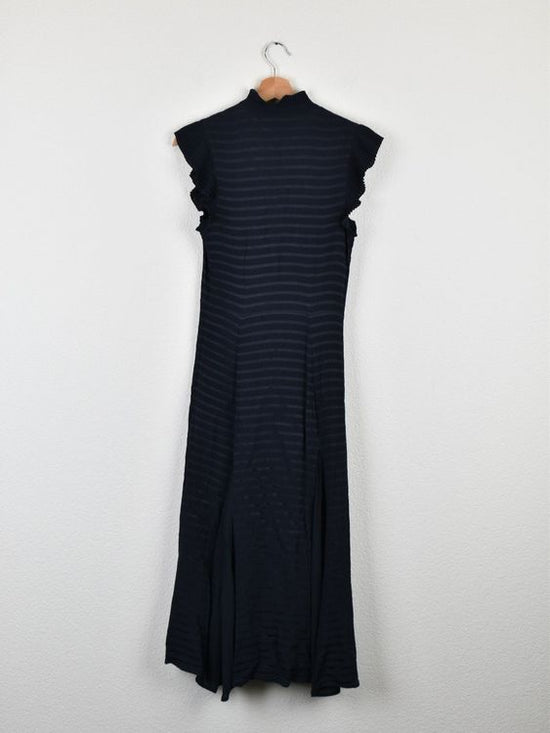Tommy Hilfiger Kleid, Gr.34 (6), dunkelblau, Viskose - Kleid - 2ND STORY