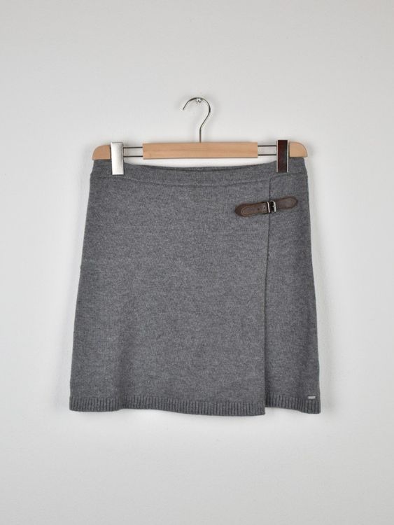 Tommy Hilfiger Strickrock Gr.S, Wickeloptik, neuwertig
