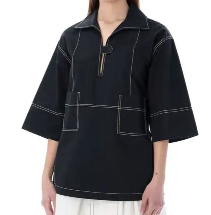 Tory Burch Popeline Tunika, neu, Gr.XL/XXL (16) - Tunika - 2ND STORY