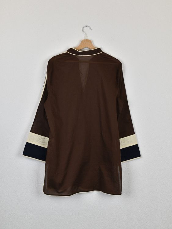 Tory Burch Tunika / Bluse, braun, Gr.XL, 100% Baumwolle - Tunika - 2ND STORY