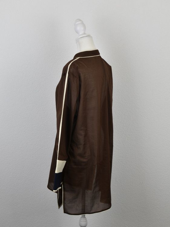 Tory Burch Tunika / Bluse, braun, Gr.XL, 100% Baumwolle - Tunika - 2ND STORY