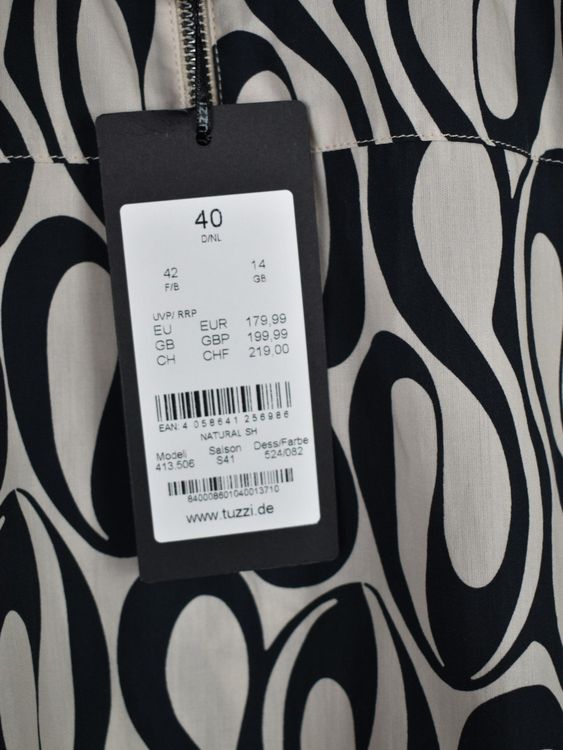 Tuzzi Blusenkleid, 100% Baumwolle, neu, Gr.40 - Kleid - 2ND STORY