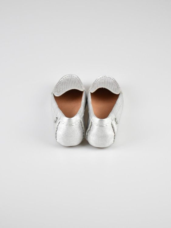 Ugg Mokassins / Halbschuhe Gr.39, neu, silber, Leder