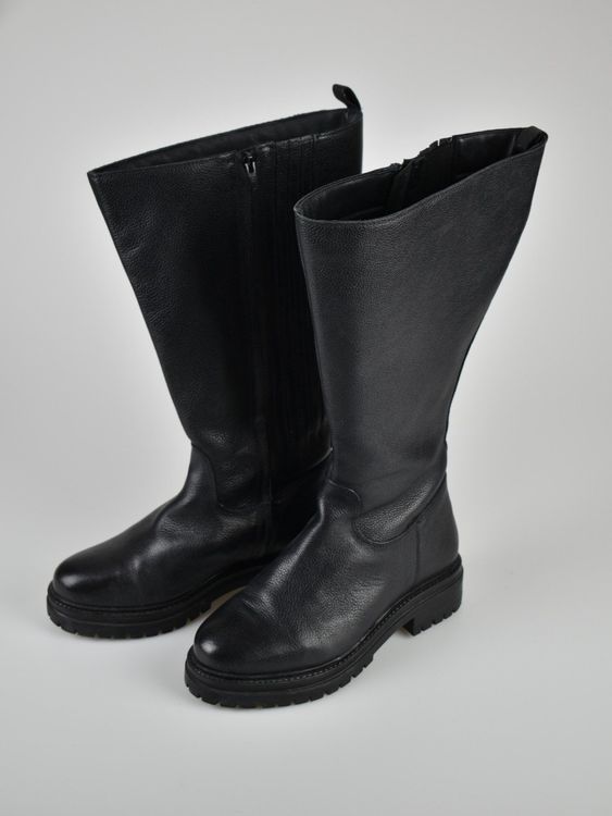 Ulla Popken Lederstiefel Gr.38 Weitschaftstiefel