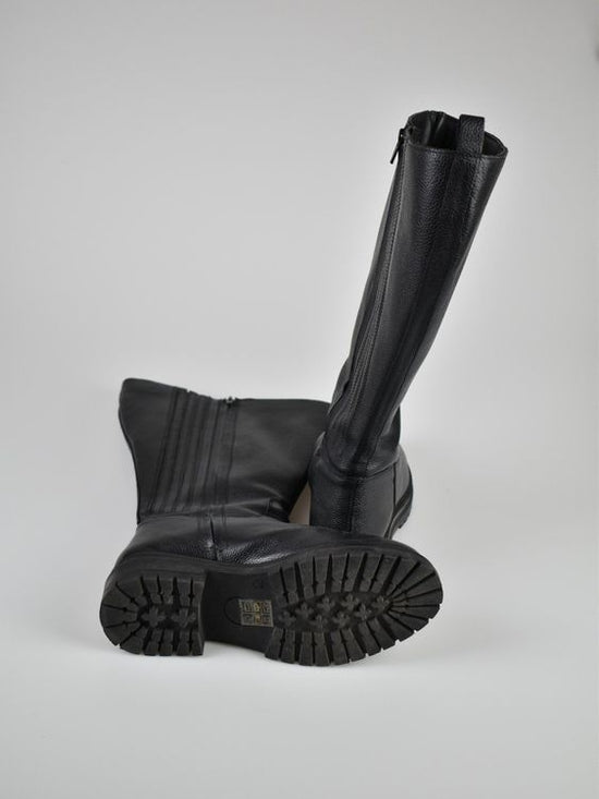 Ulla Popken Lederstiefel Gr.38 Weitschaftstiefel