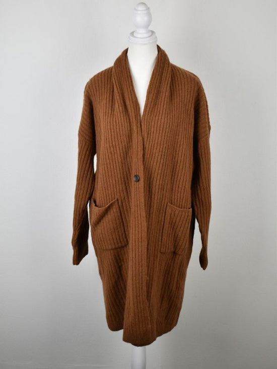 Uniqlo Strickjacke, Gr.M, ungetragen, 100% Wolle - Strickjacke - 2ND STORY