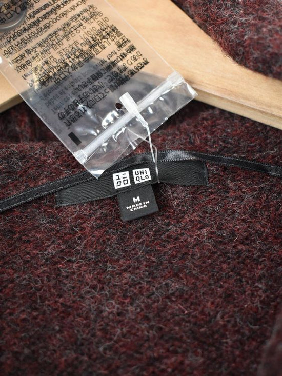 Uniqlo Strickjacke, ungetragen, Gr.M, 100% Wolle - Strickjacke - 2ND STORY