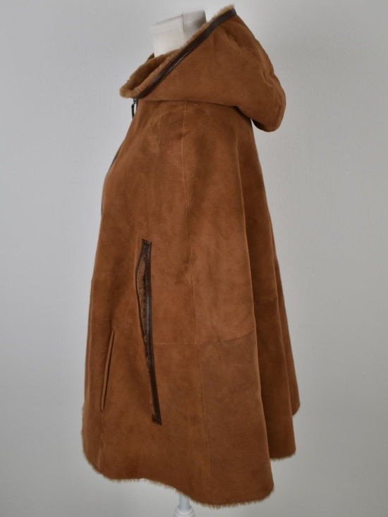 Ventcouvert Lammfell Poncho Gr.38
