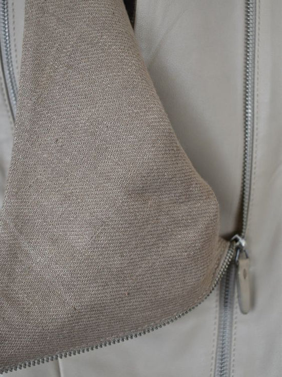 Vespucci Lederjacke, Gr.36, beige, neuwertig - Lederjacke - 2ND STORY