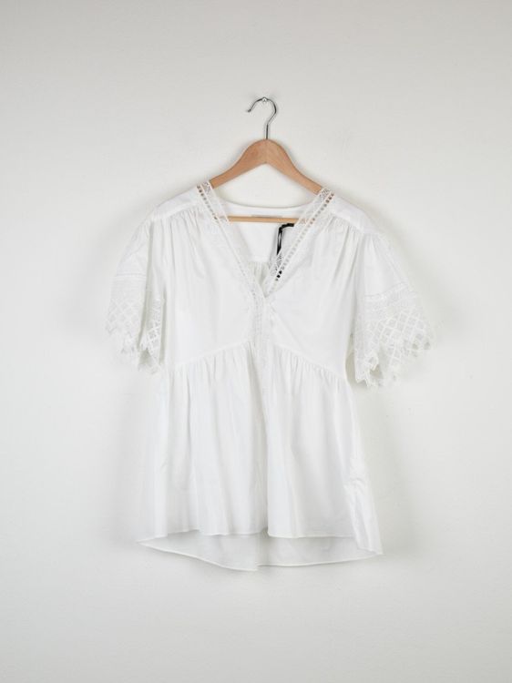 Vivetta Bluse, neu, Gr.40 (IT44), weiss | 2ND STORY 