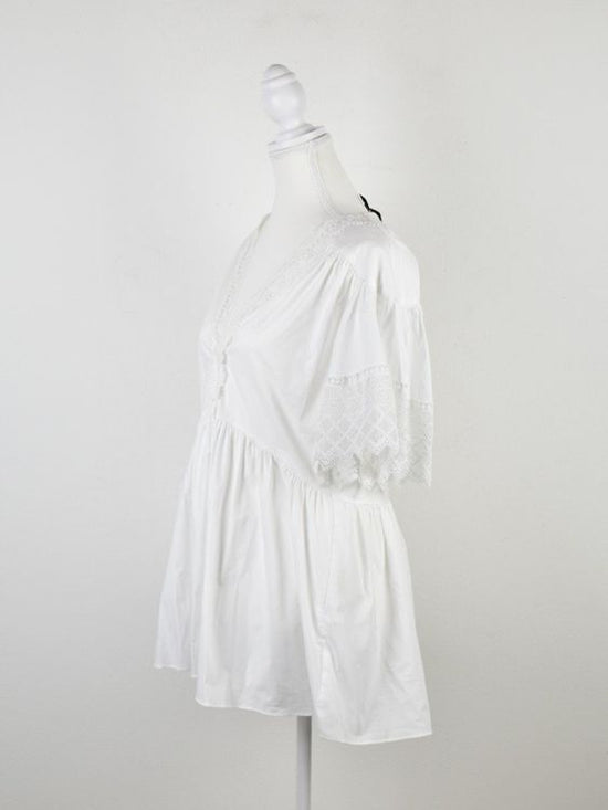 Vivetta Bluse, neu, Gr.40 (IT44), weiss | 2ND STORY 