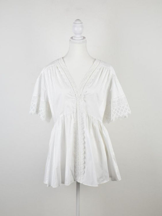 Vivetta Bluse, neu, Gr.40 (IT44), weiss | 2ND STORY 