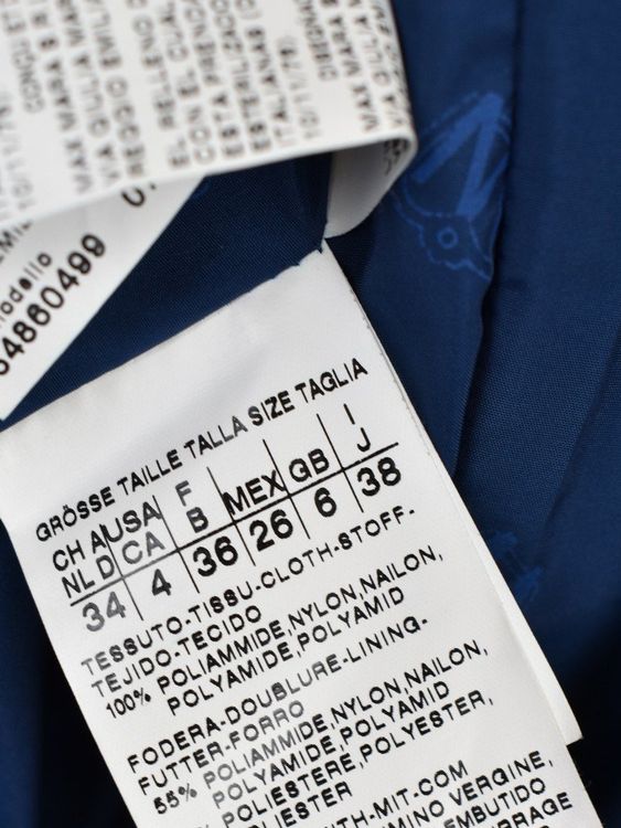 Weekend Max Mara Daunenjacke, blau metallic, Gr.34 - Jacke - 2ND STORY