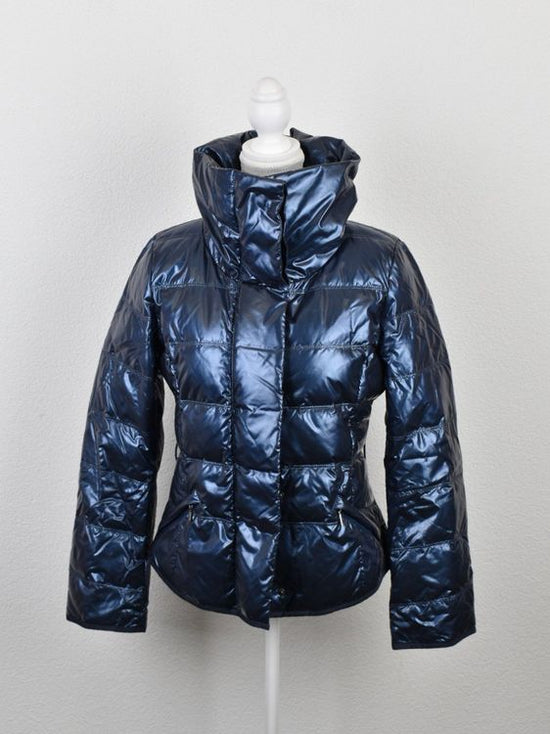 Weekend Max Mara Daunenjacke, blau metallic, Gr.34 - Jacke - 2ND STORY