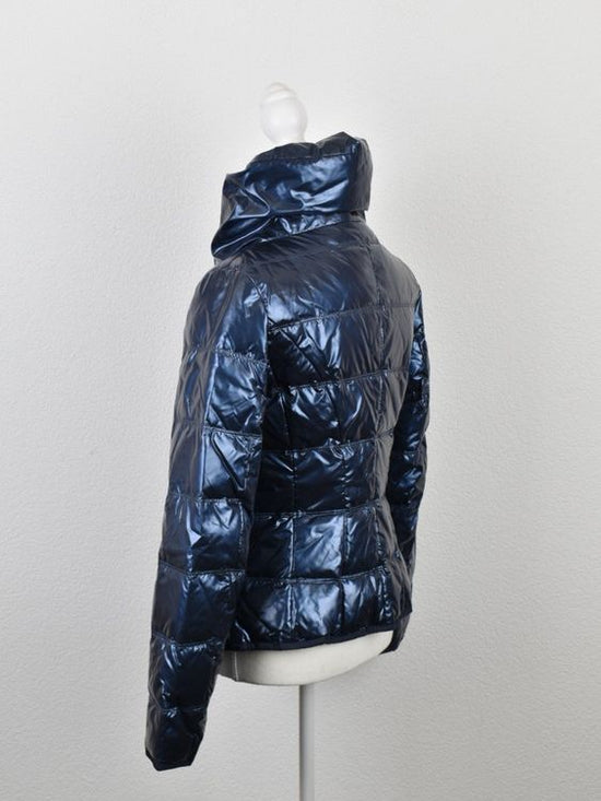 Weekend Max Mara Daunenjacke, blau metallic, Gr.34 - Jacke - 2ND STORY