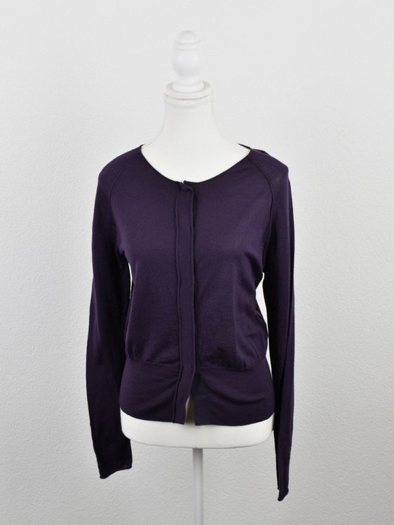 Windsor Cardigan, lila, Gr.36, 100% Schurwolle - Strickjacke - 2ND STORY