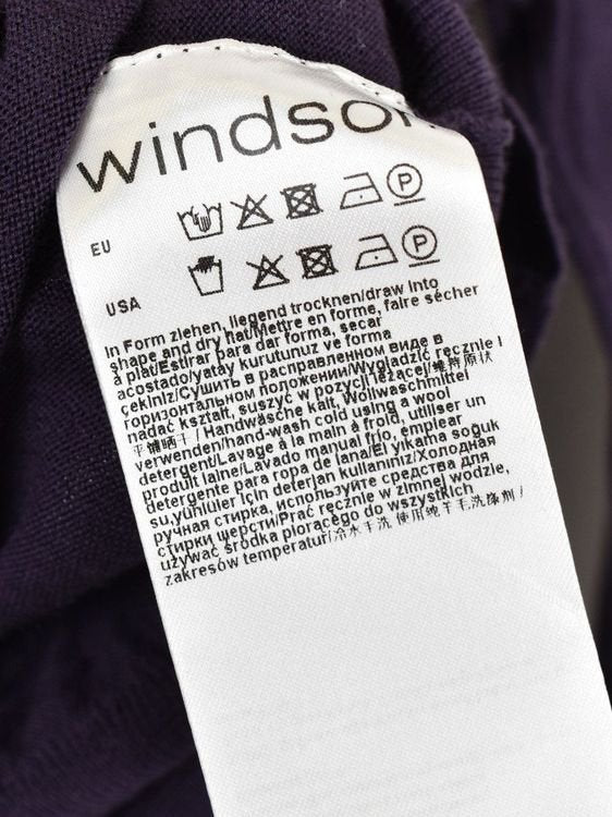 Windsor Cardigan, lila, Gr.36, 100% Schurwolle - Strickjacke - 2ND STORY