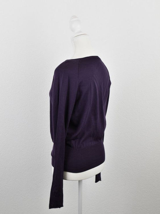 Windsor Cardigan, lila, Gr.36, 100% Schurwolle - Strickjacke - 2ND STORY