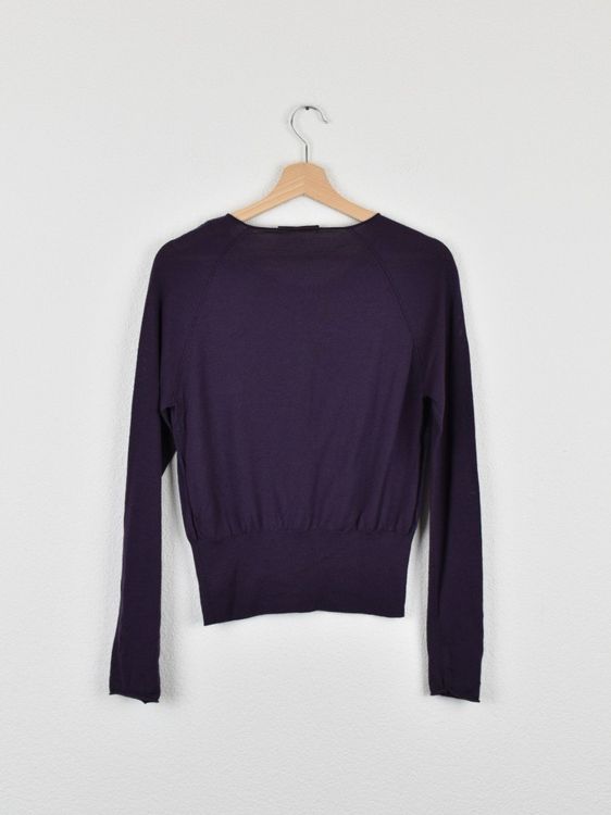 Windsor Cardigan, lila, Gr.36, 100% Schurwolle - Strickjacke - 2ND STORY