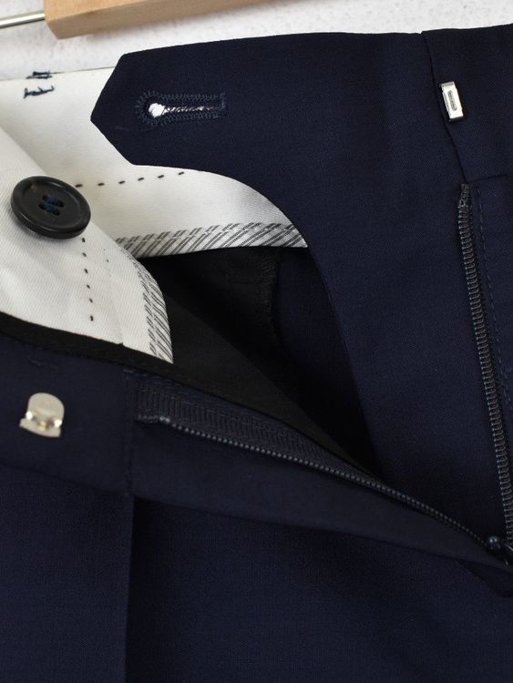 Windsor Stoffhose, blau, Gr.40, 100% Schurwolle, neuwertig - Hose - 2ND STORY