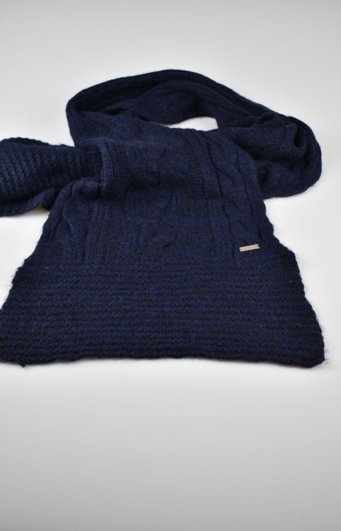 Woolrich Schal, blau, 33x220cm - 2ND STORY