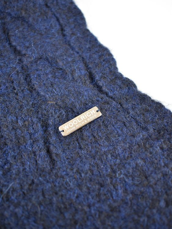 Woolrich Schal, blau, 33x220cm - 2ND STORY