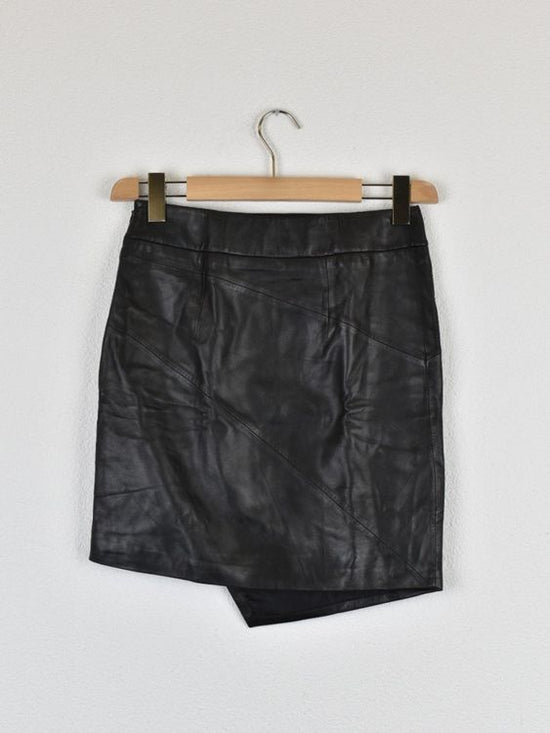 Zadig & Voltaire Lederrock, Lammleder, Gr.36, neuwertig - Rock - 2ND STORY