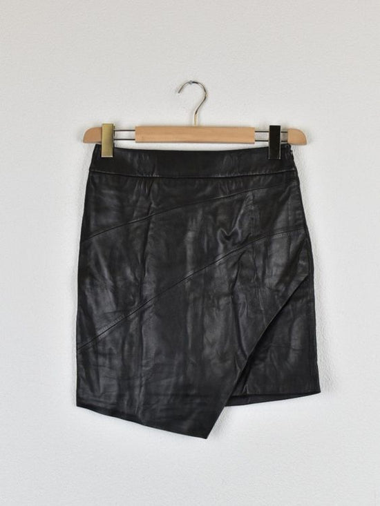 Zadig & Voltaire Lederrock, Lammleder, Gr.36, neuwertig - Rock - 2ND STORY