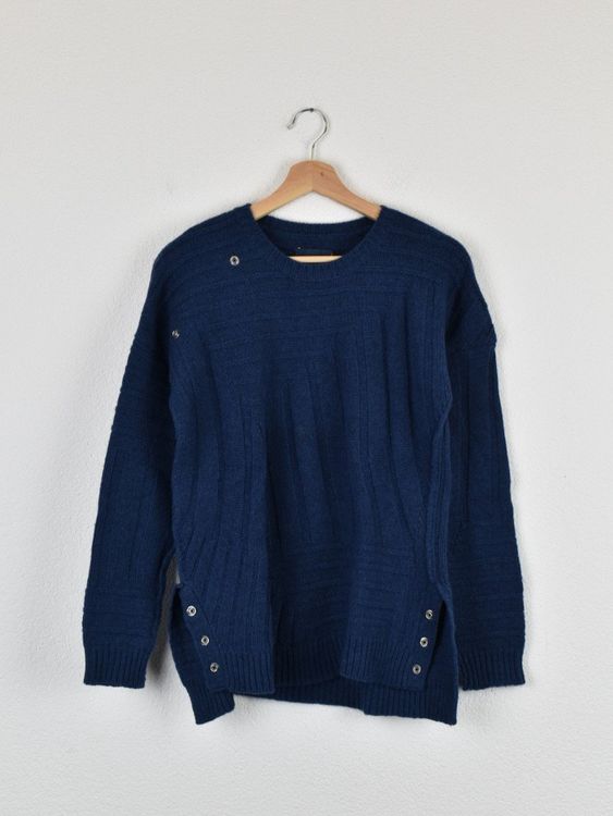 Zadig & Voltaire Strickpullover, Gr.S, blau/petrol - Pullover - 2ND STORY
