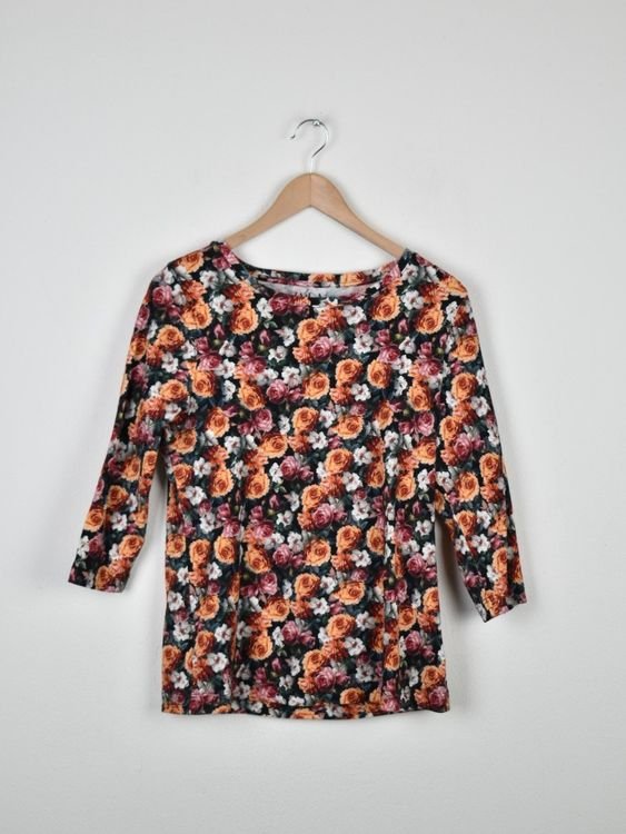 Zaida Shirt, Gr.42, 95% Baumwolle - Langarmshirt - 2ND STORY