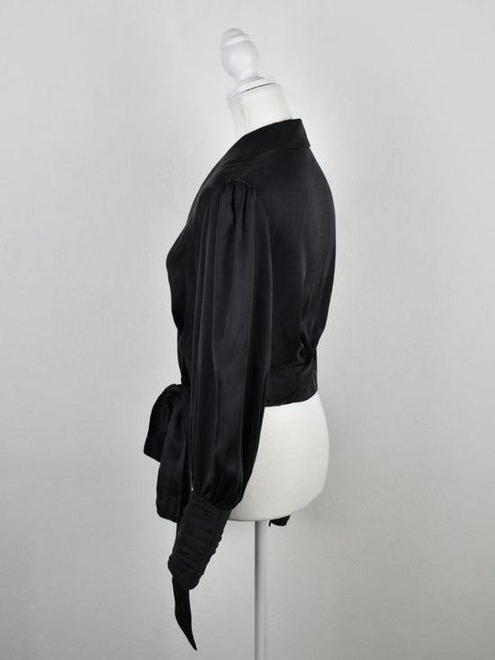 Zimmermann Wickelbluse, Gr.M (2), 100% Seide - Bluse - 2ND STORY