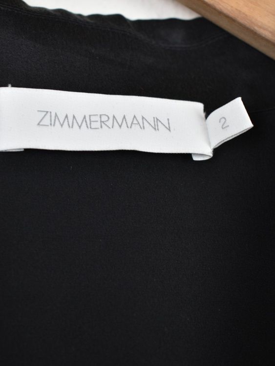 Zimmermann Wickelbluse, Gr.M (2), 100% Seide - Bluse - 2ND STORY